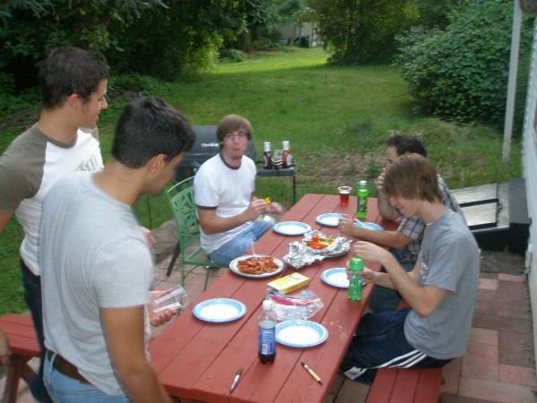bbq party with friends